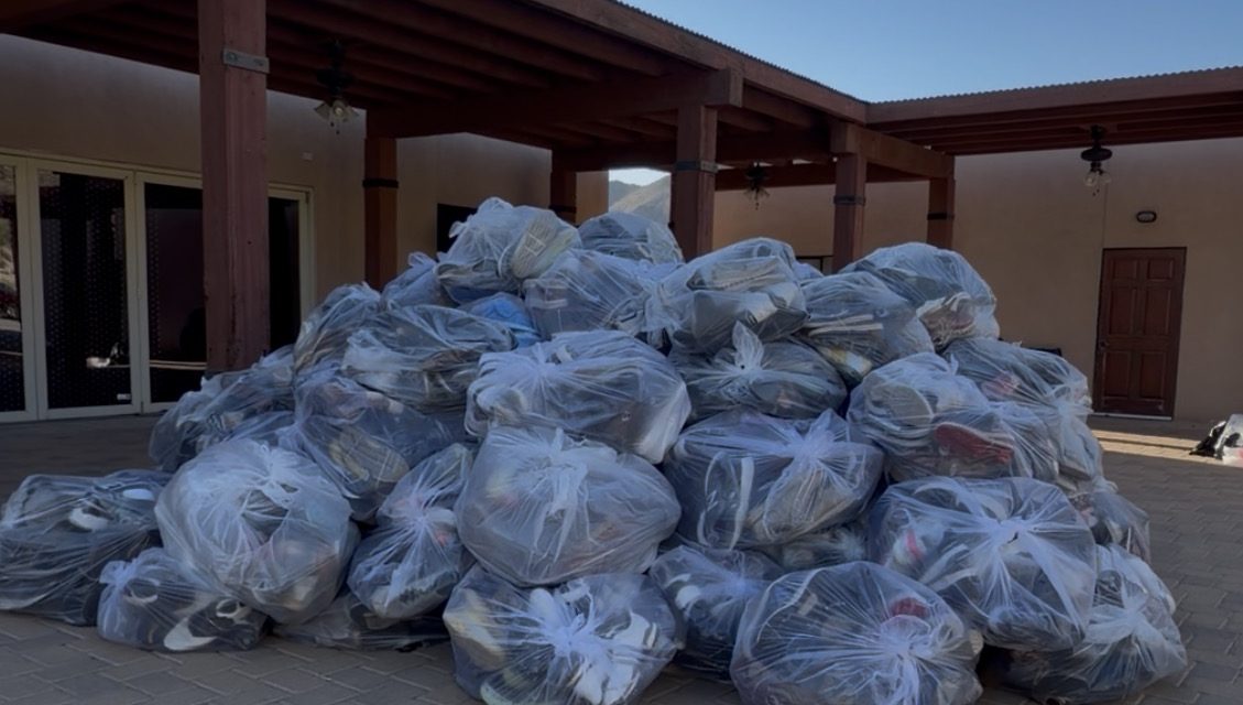 Shoe Drive Nets in Excess of 2 Tons
