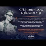 Hunter Lopez Lightsaber Vigil, Save the Date