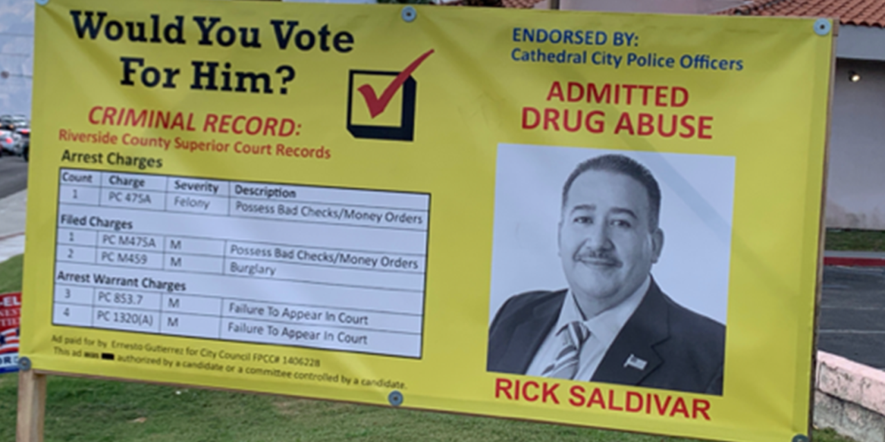 Gutierrez Erects Vicious Attack Ad on Saldivar