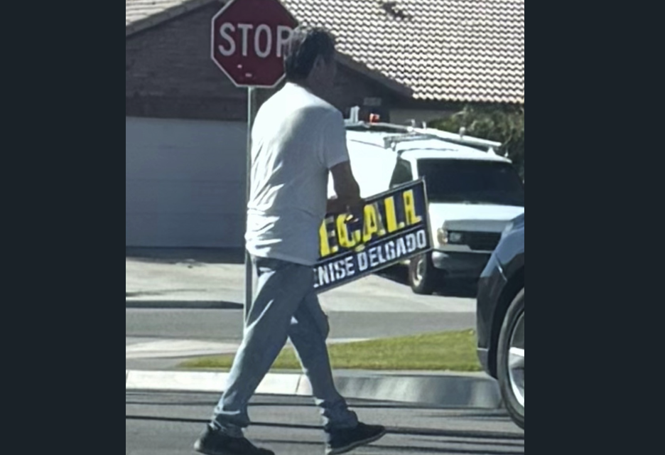 Delgado Dad Shreds Recall Sign as Effort Rolls On